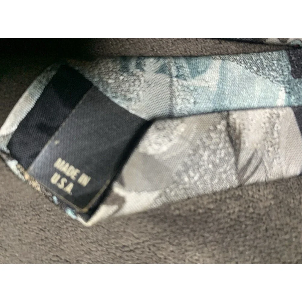 The American Edition Vintage 80s Formal Camouflage Wide  3 3/4 “Silk Tie  USA